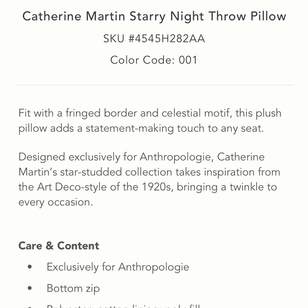 2 LEFT🔥 Catherine Martin X Anthropologie embellished pillows * - Picture 6 of 14